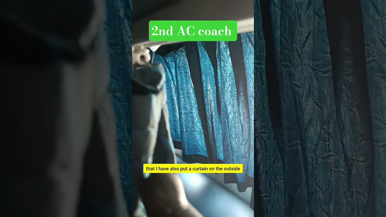 2nd AC coach detail/2nd AC coach ki  complete jankari / #accoach #train #trainjourney #coach ##2ndac