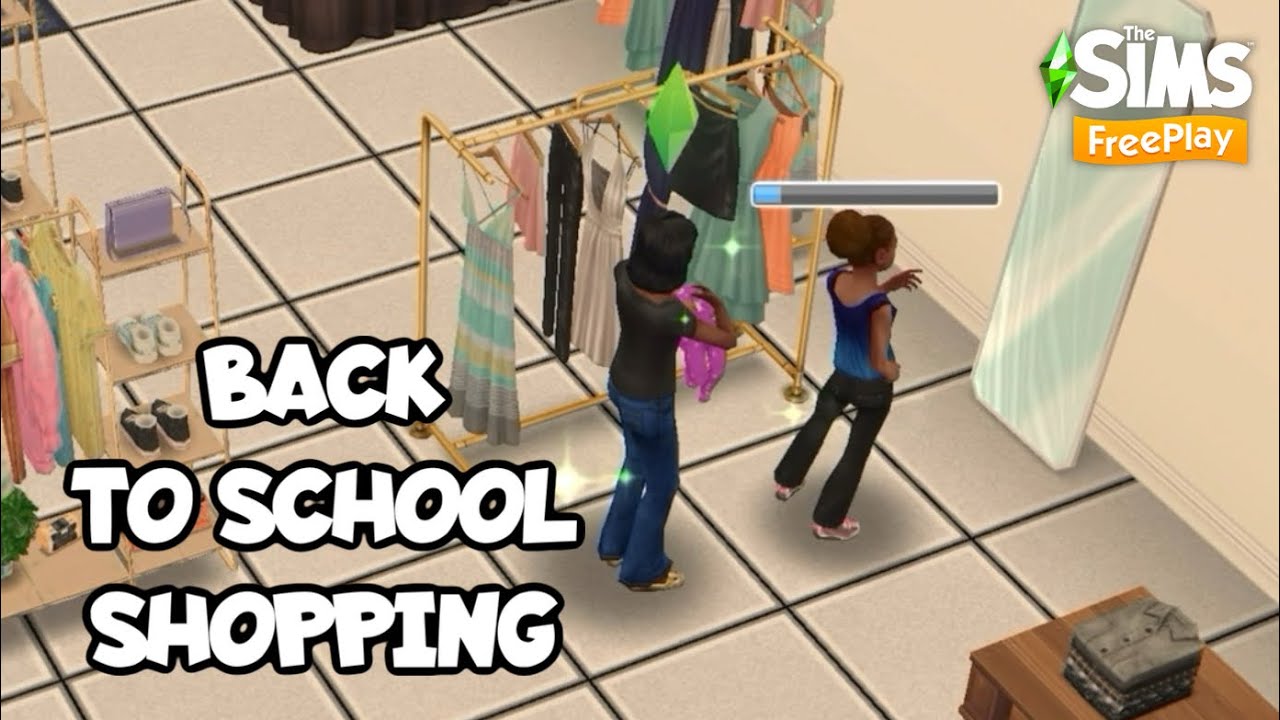 Back to School Shopping | Sims FreePlay 