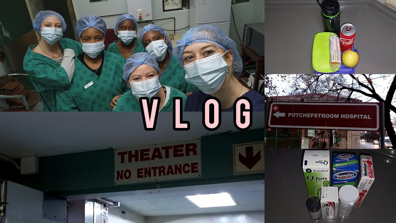 Vlog: Go to work with me👩‍⚕️Student Nurse experience🏥North West University📍South African YouTuber🇿🇦