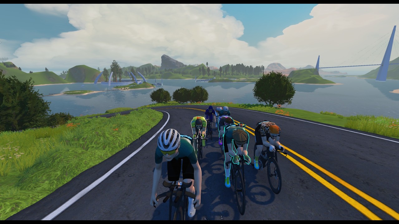 Zwift - TTT: WTRL Team Time Trial - Zone 25 (FRAPPE) on Ocean Lava Cliffside Loop in Watopia