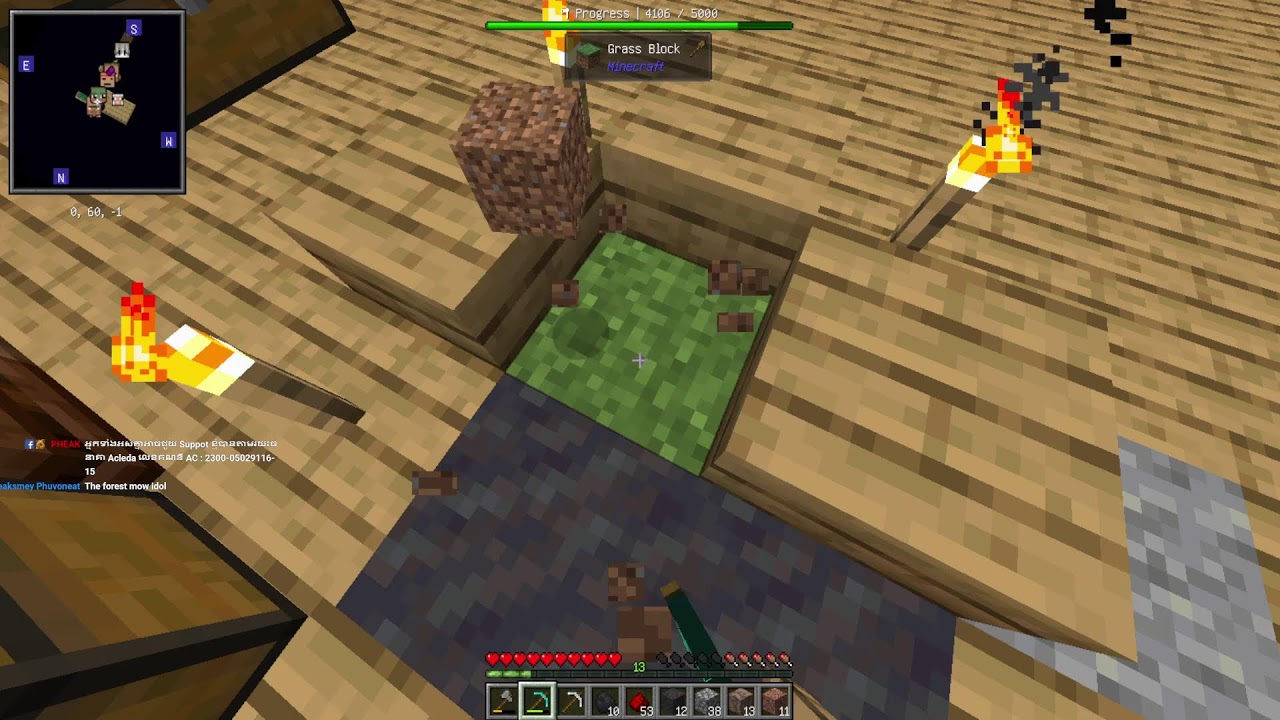 🔴LIVE : តោះមករៀនលេង Minecraft ជាមួយ Mod Oneblock (EP02)