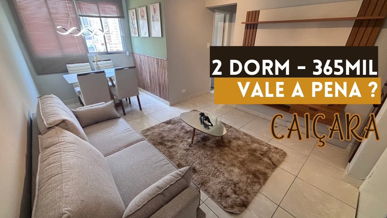 Vale a pena investir R$365 mil nesse apartamento no Caiçara?