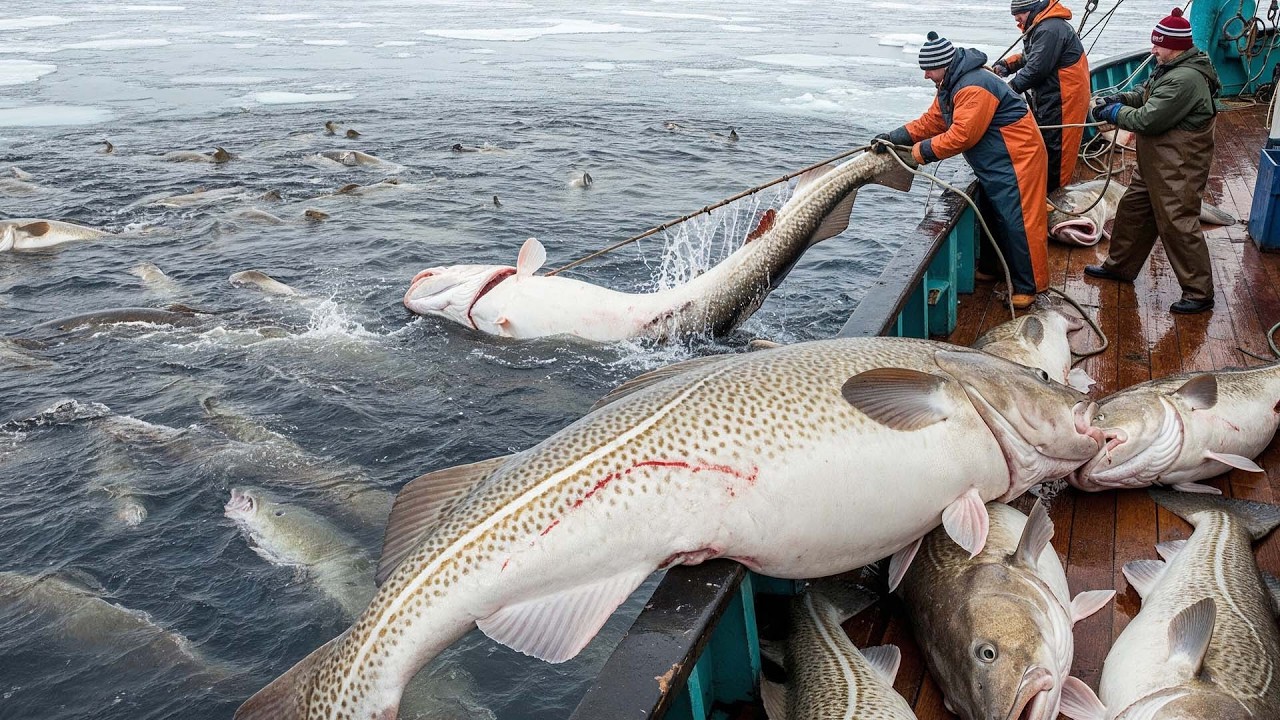 Pescadores Russos Capturam 13.700 Toneladas De Frutos Do Mar Por Dia Usando Este Método