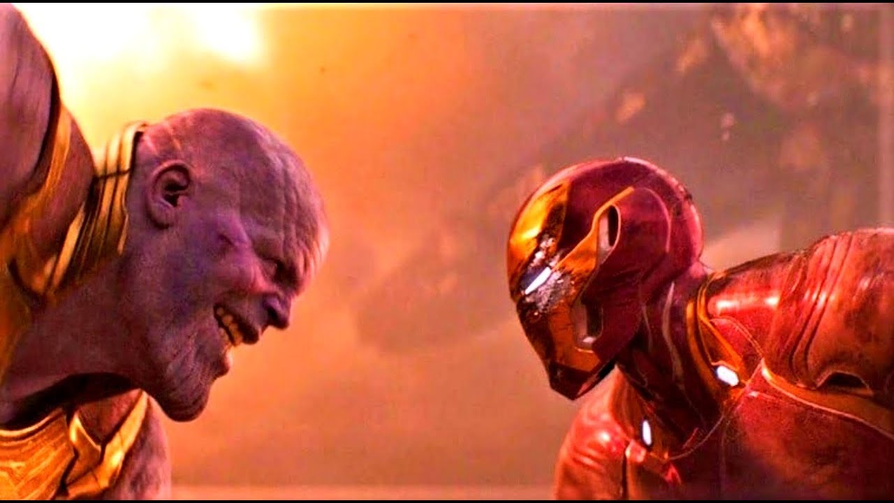 Homem De Ferro Vs Thanos Dublado | Vingadores Guerra Infinita! Cena De Luta Do Filme.