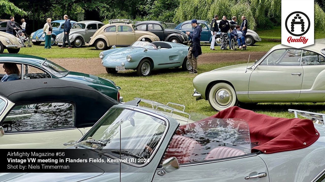 Vintage VW meeting in Flanders Fields 2024