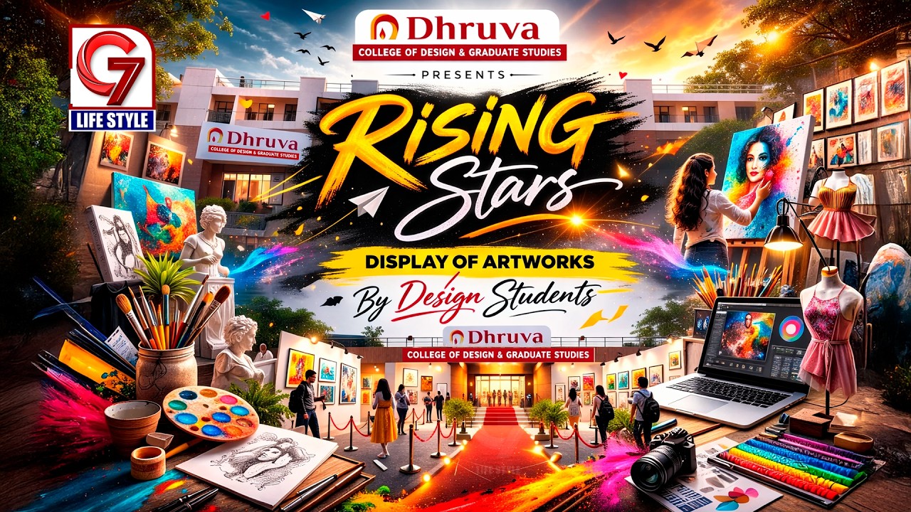 From Classroom to Creativity 🖌️ | Rising Stars  | Dhruva College | G7 LifeStyle #fashion