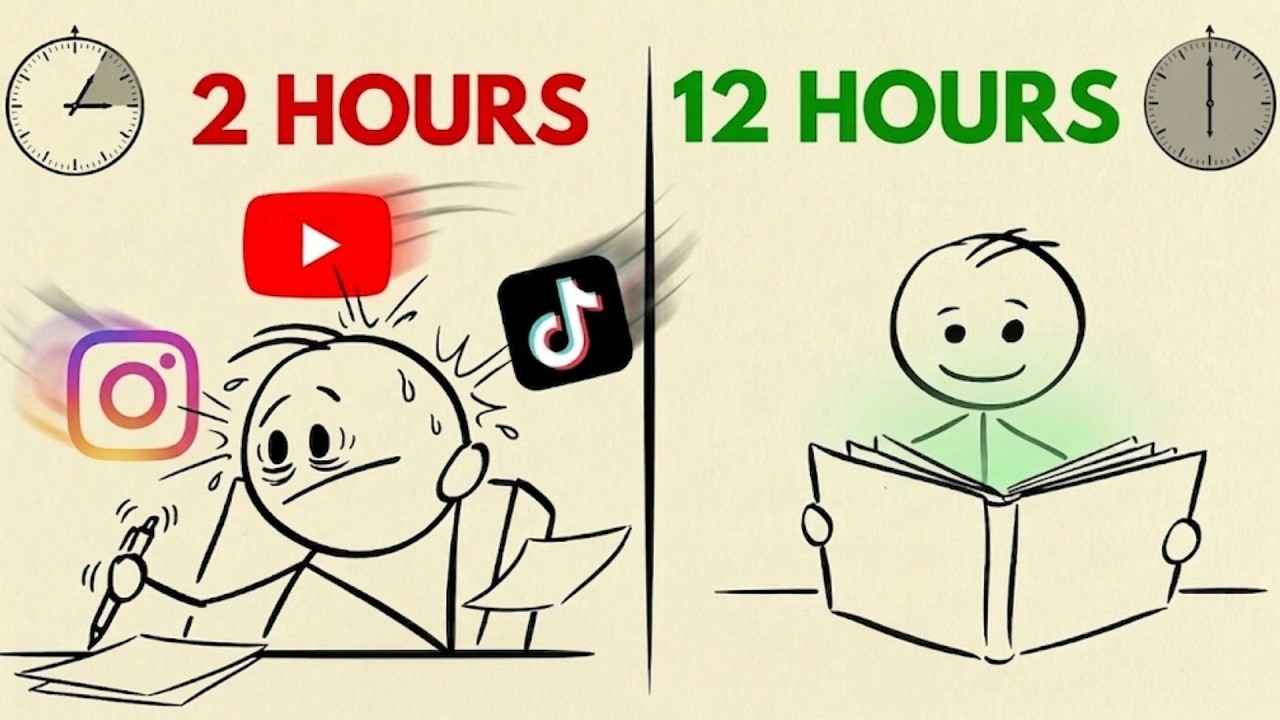 How to REALISTICALLY Study 12 Hours a Day (Without Burning Out)
