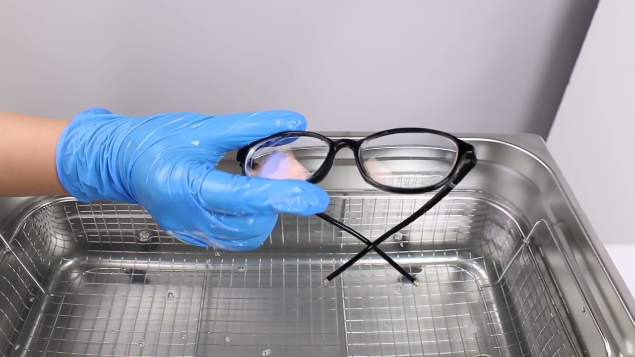 How to Clean Glasses, Shavers and Bicycle Chains with  Ultrasonic Cleaner?