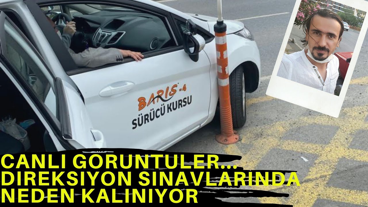 SINAVDA PARALEL GERİ PARK VE DİK L PARK HATALARI, BAĞCILAR EHLİYET GERÇEK DİREKSİYON SINAVI GÜZERGAH