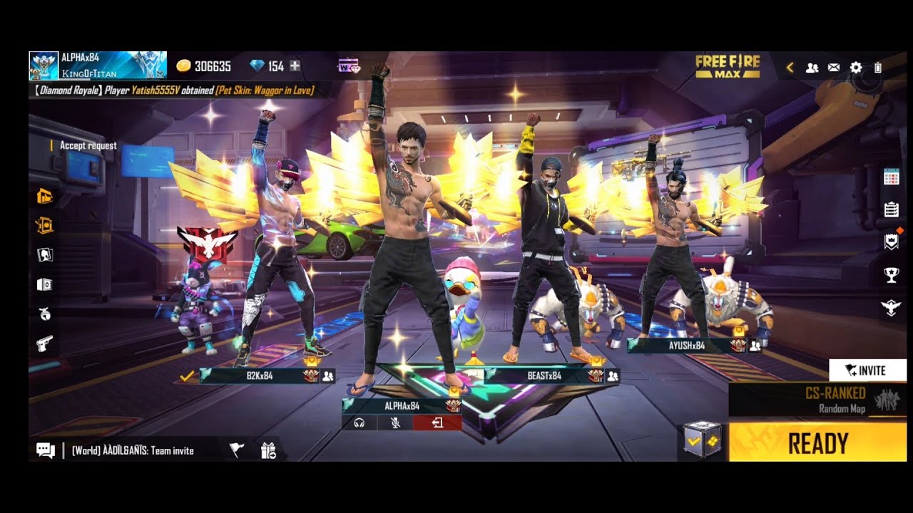 OUR SQUAD GOT THE CS CUP EMOTE , AVATAR AND BANNER😍🤩❤️|| #freefiremax #cscupff || ALPHAx84