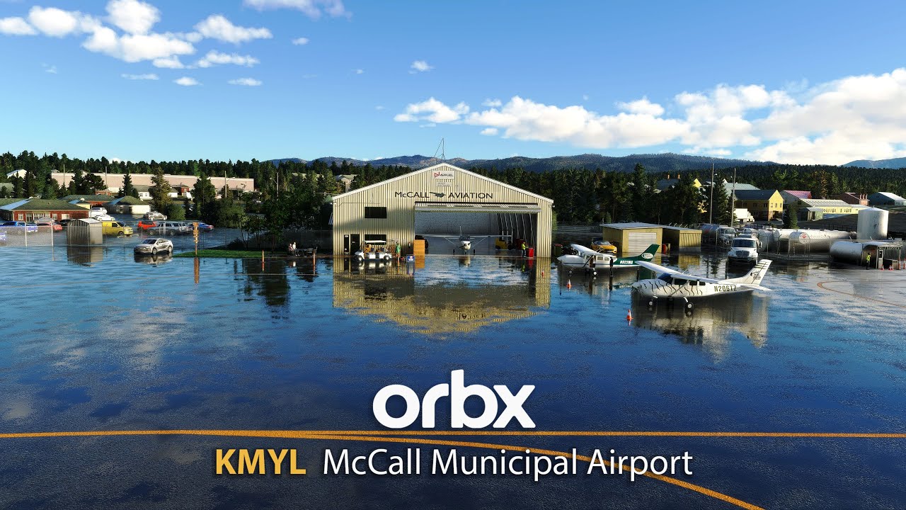 MSFS2020│ORBX│KMYL McCall Municipal Airport 4K