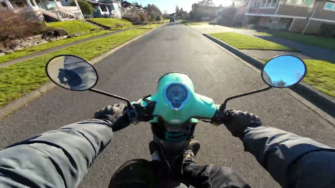 Buddy 125 Colder Commute Town There /Neighborhood Back | DJI Action Camera