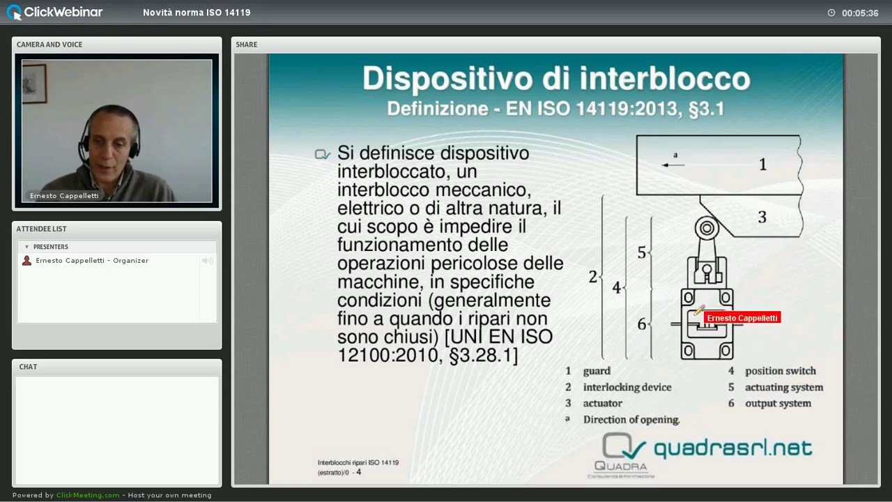 Come devono essere i dispositivi di interblocco  dei ripari mobili (UNI EN ISO 14119: 2013)