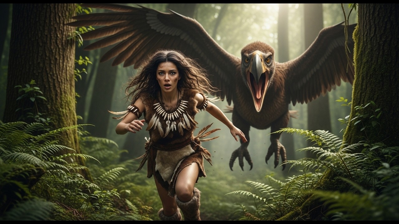 Life Million Years Ago | A Woman Faces a Furious Bird and Risks Her Life to Survive - WOW!