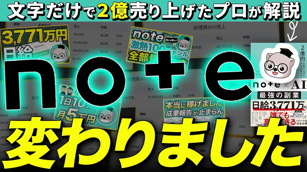 騙されたと思ってみてください、noteについて重大発表があります。