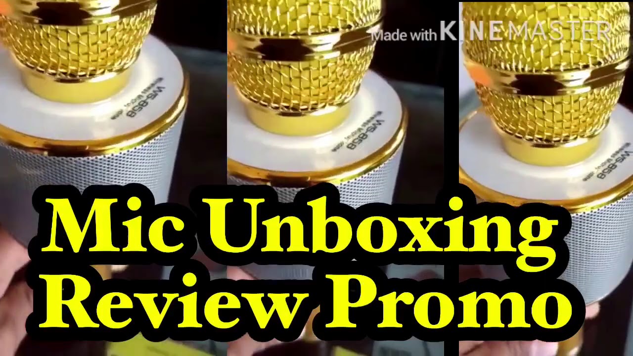 Mic Unboxing Promo Golden colour mic new I Unboxing