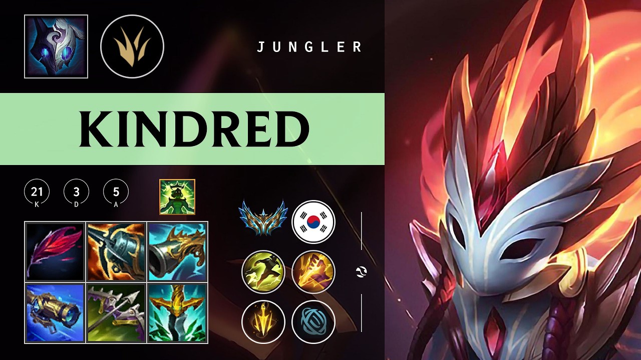 Kindred Jungle vs Xin Zhao - KR Challenger Patch 26.05