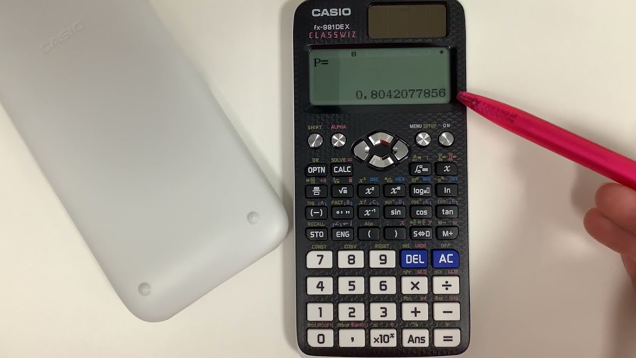 CASIO fx-991Tutorial: Kumulierte Binomialverteilung