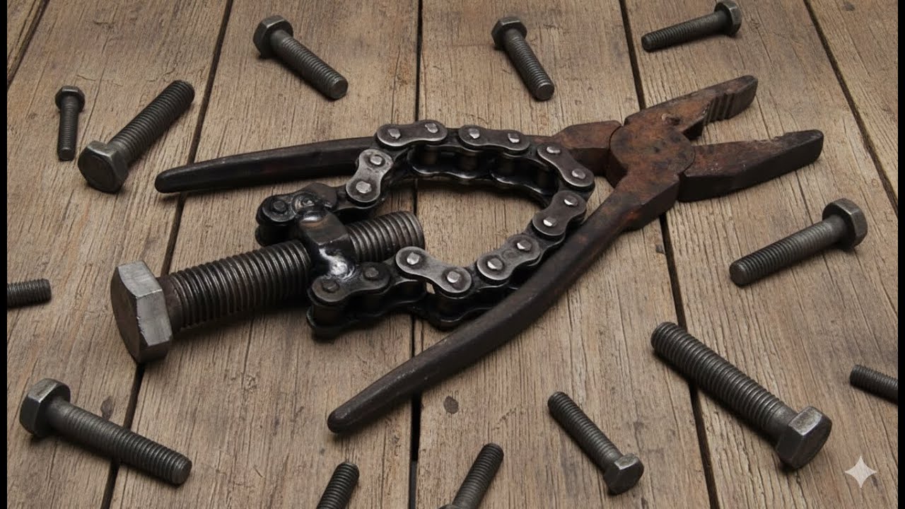 Ne jetez plus vos vieux boulons ! Fabriquez cet outil indispensable pour votre atelier