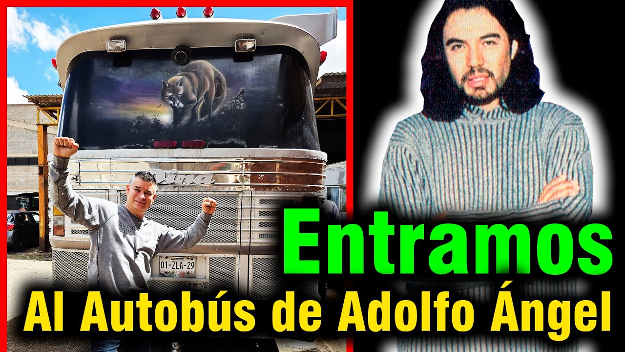 ¡Entramos al Autobús de Adolfo Ángel de Los Temerarios y Llegamos Hasta su Recámara! 😱🚌