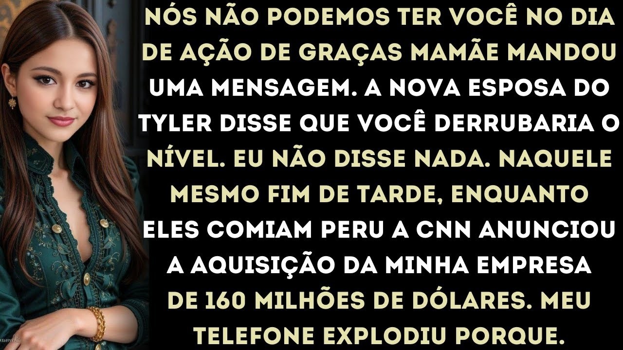 mãe disse   pule o dia de ação de graças – a esposa do seu irmão acha que você é pobre demais ,