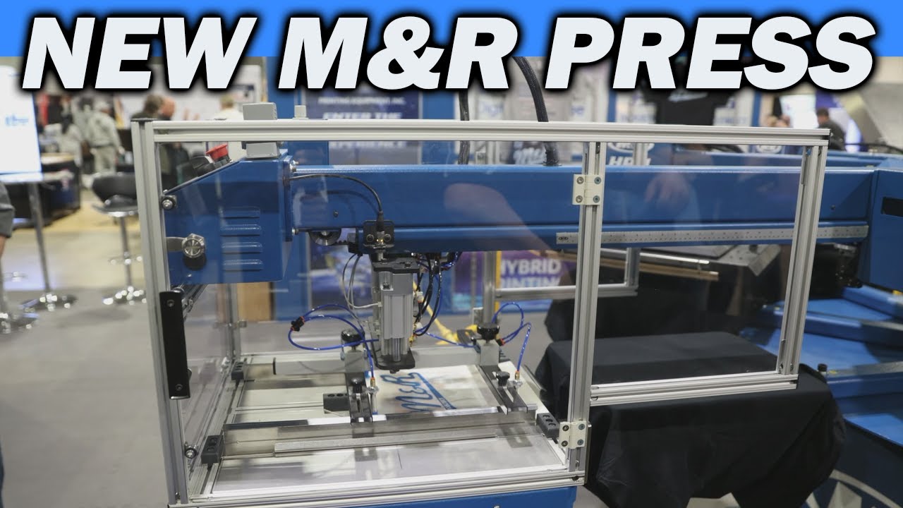 An Exclusive Look at the New M&R Automatic Heat Press for DTF Transfers