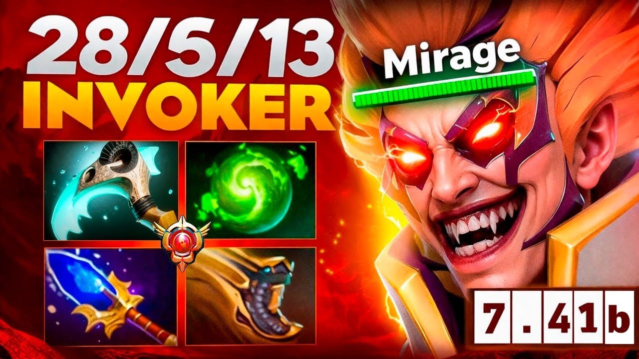 НОВЫЙ ИНВОКЕР ОТ 30 ТИРА!🔥 ЗАДРОТ ПОКАЗАЛ УРОВЕНЬ ❘ Mirage Invoker 7.41b