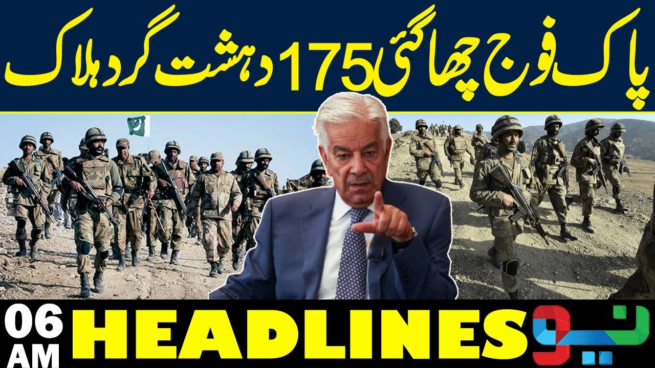 Balochistan Attack Security Forces Operation | Headlines 06AM | NEO News