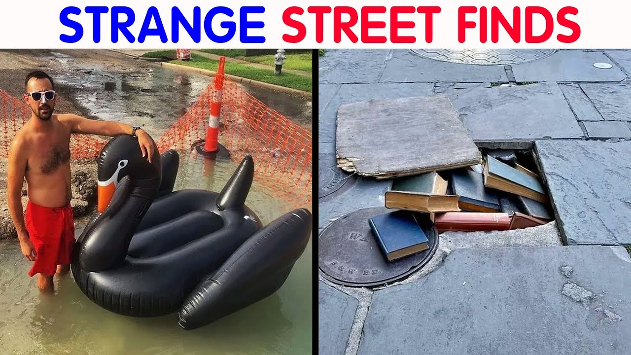 67 Times People Found The Weirdest Things In The Streets