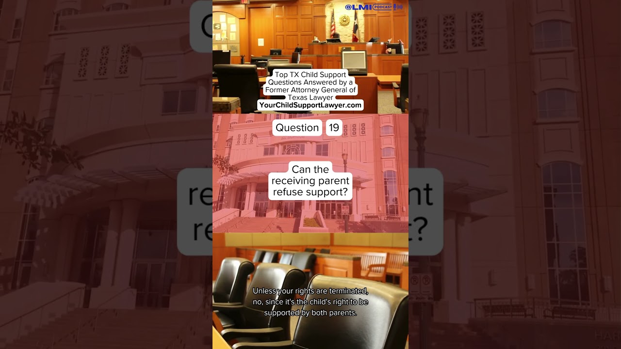 Q&A #19  Texas YourChildSupportLawyer.com -  Lawyers & Mediators International Network #familylaw