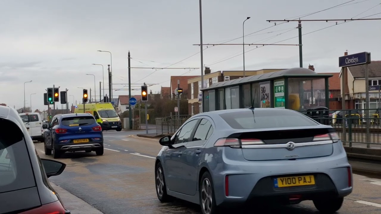 North West ambulance responding through Cleveleys 