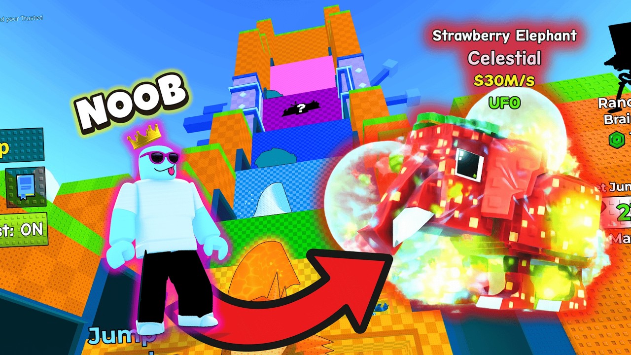 $1,000,000,000,000 Challenge in Jump for Brainrots...