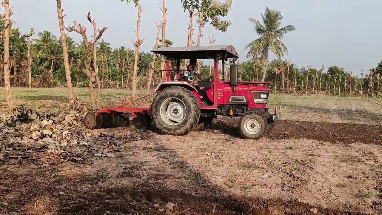 Mahindra Arjun 555 disc plough performance