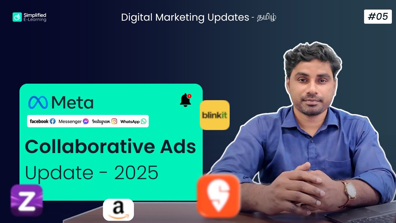 Meta - Collaborative Ads Update (2025)  Explained in Tamil | Digital Marketing in Tamil #05