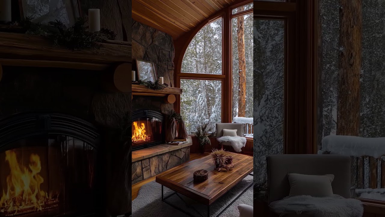 🔥 Serene Winter Cabin Escape &ndash; Inspired by Lake Tahoe&rsquo;s Snowy Pines  #CabinWoven