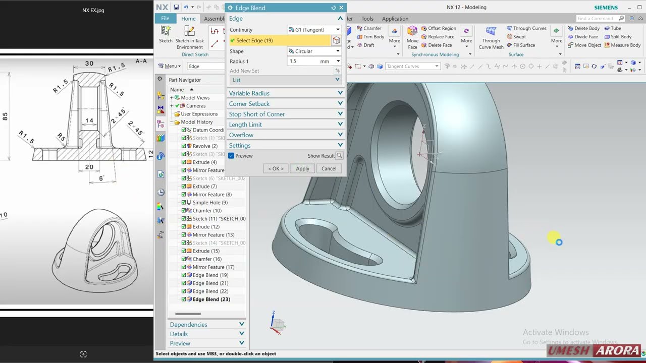#nx12  #SOLID modeling