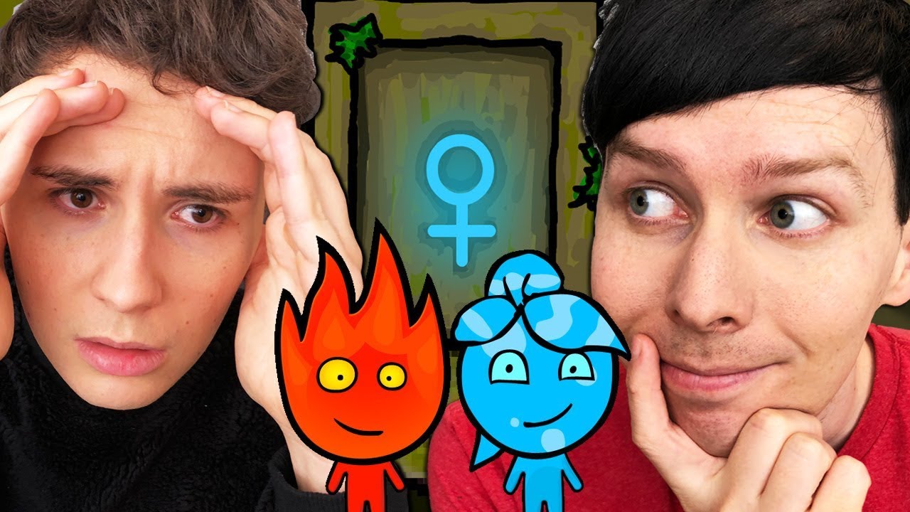 NO MORE LADYDOOR - Dan and Phil play: Fireboy and Watergirl #2!