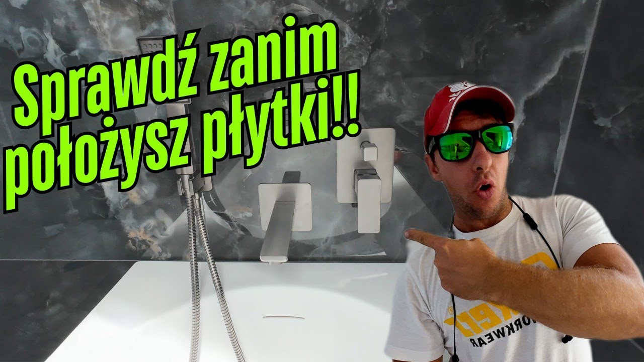Nie popełniaj tego BŁĘDU podczas montażu baterii PODTYNKOWEJ!!