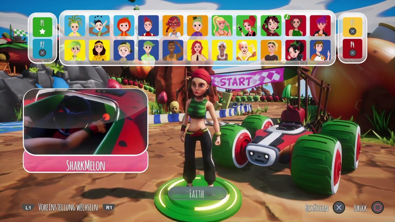 ALL STAR FRUIT RACING 🍓🍒🍉 ALL CHARACTERS / ALLE CHARAKTERE