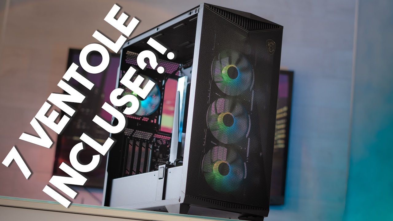 Un CASE davvero COMPLETO! - MSI MPG GUNGNIR 300R AIRFLOW