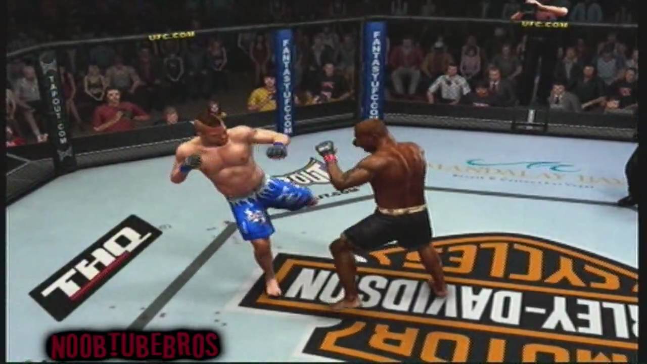 UFC 2009 Undisputed: Chuck Liddell vs. Rampage Jackson (Advnaced Gameplay) HD