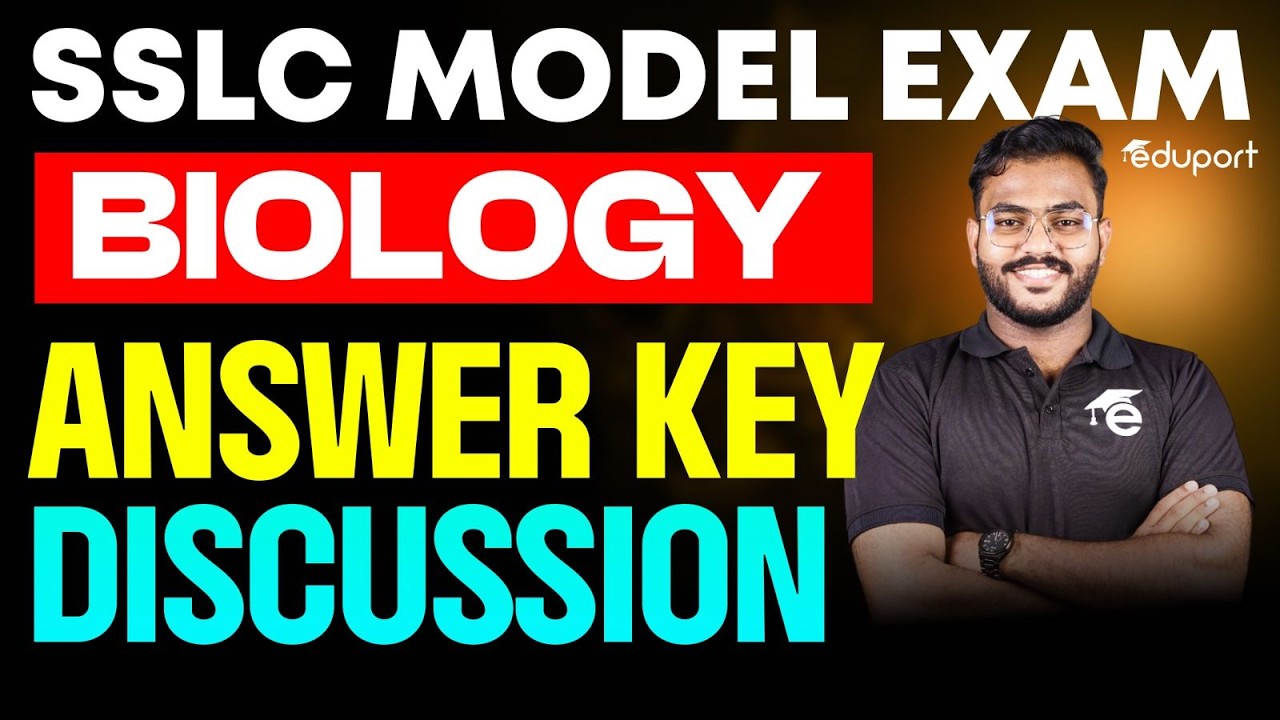 SSLC Biology Model Exam 2026- Answer Key Discussion |  Eduport