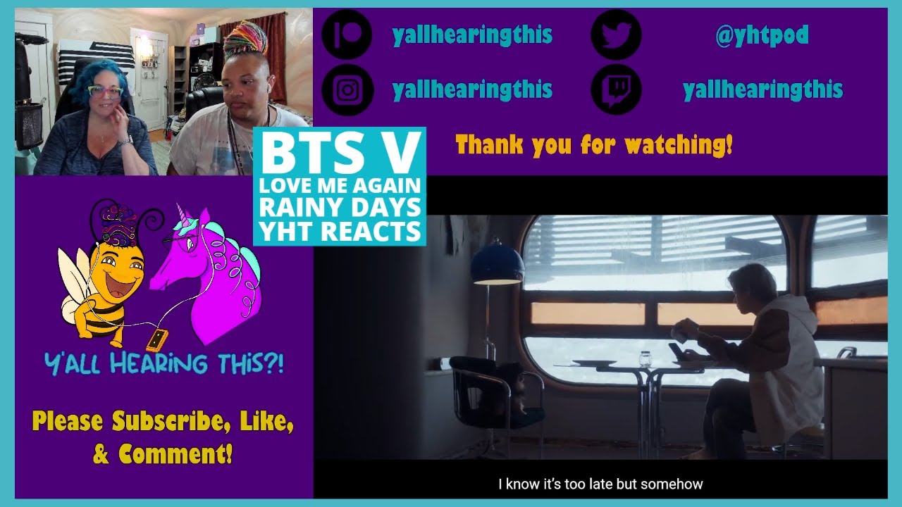 New V! BTS V | Love Me Again | Rainy Days First Time Reaction