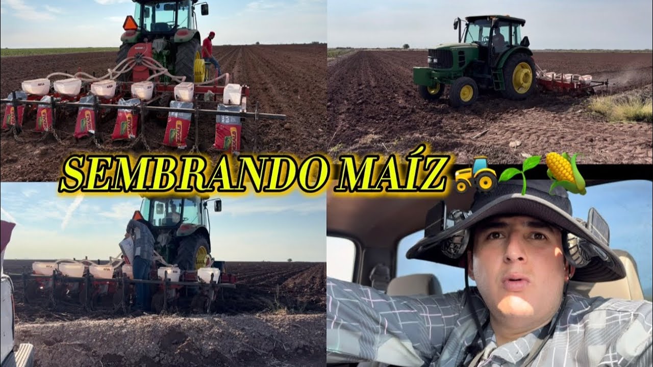 EMPEZAMOS A SEMBRAR EL MAÍZ 25-26 🚜🌱🌽🤠 |Juandiego Cardenas.|