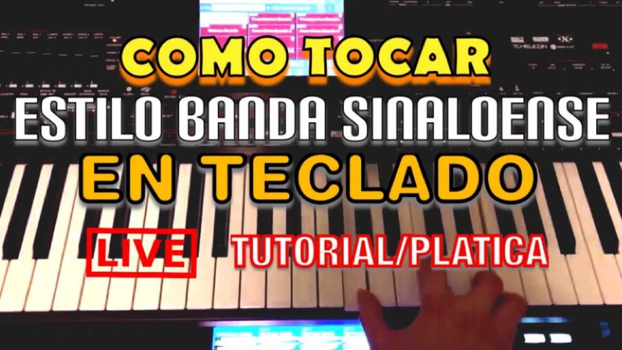 Como tocar estilo banda sinaloense en el teclado | Tutorial/platica en vivo