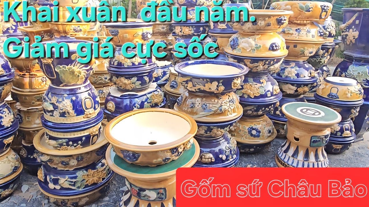 Khai xuân đầu năm.  Giảm  sốc gốm Huy Phát.  Liên hệ em. Zalo 0972595616