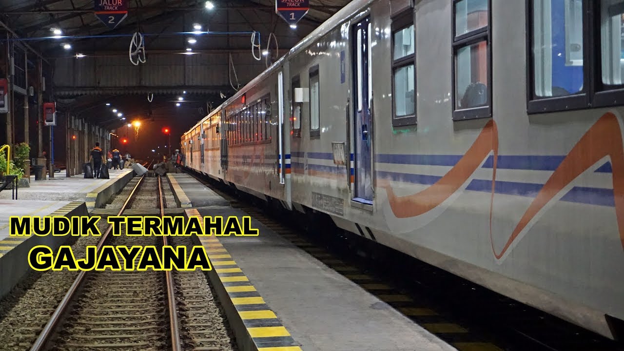 MUDIK LEBARAN NAIK KERETA API TERMAHAL! Dapat Buka dan Sahur Gratis | Trip by KA Gajayana GMR - KD