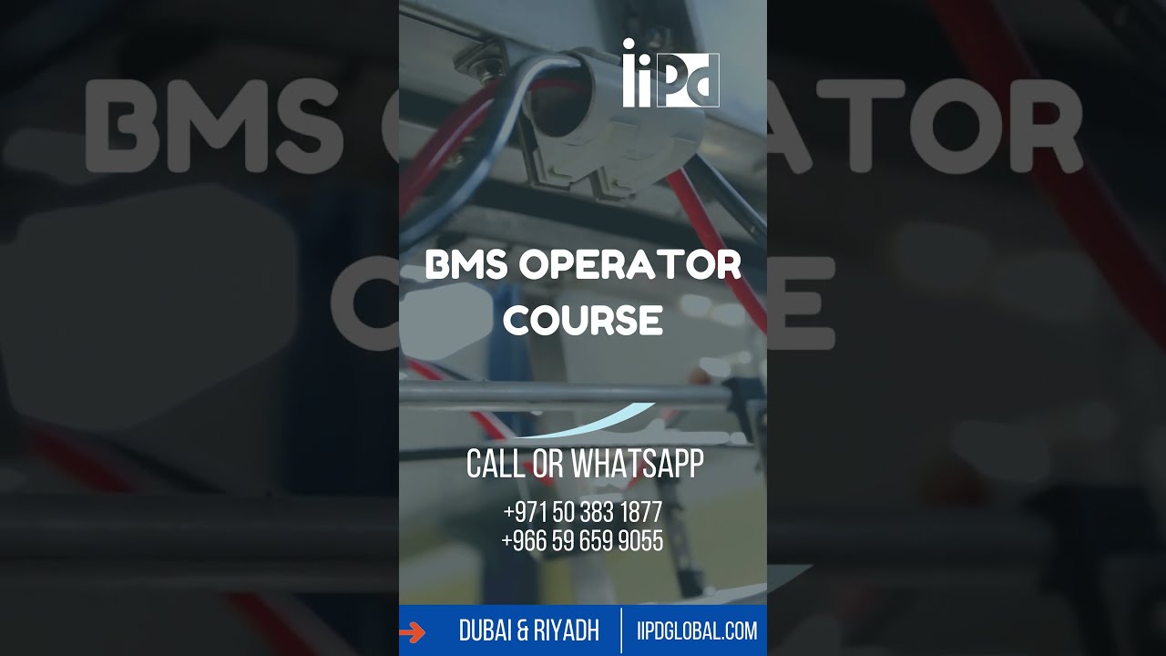 BMS Operator Course in Dubai and Riyadh | #1 Training Institute