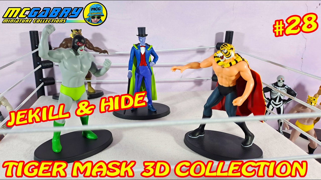 TIGER MASK 3D COLLECTION CENTAURIA N.28 JEKILL & HIDE - ACTION FIGURES COLLECTION - UNBOXING EDICOLA