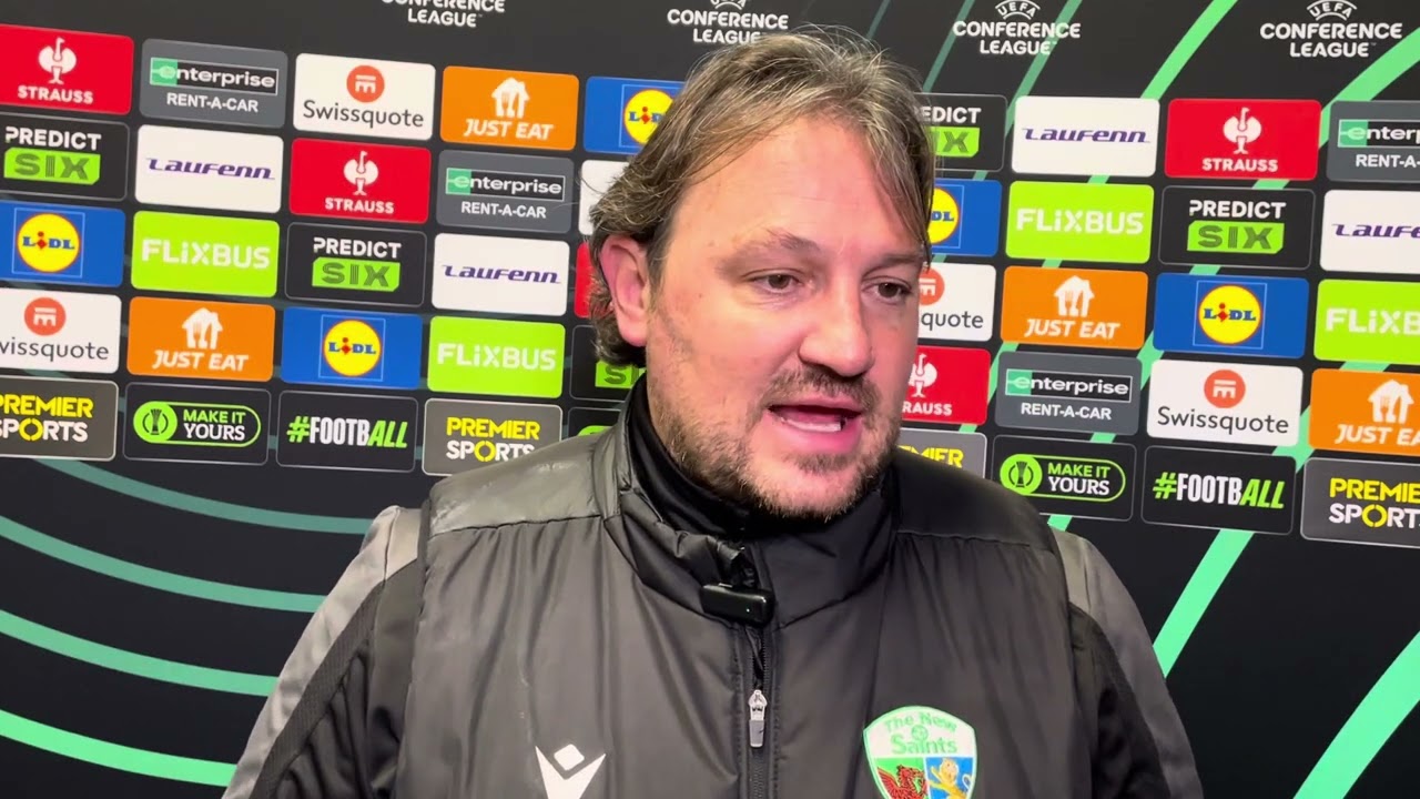 Craig Harrison || Post-match: Shamrock Rovers 2 The New Saints 1